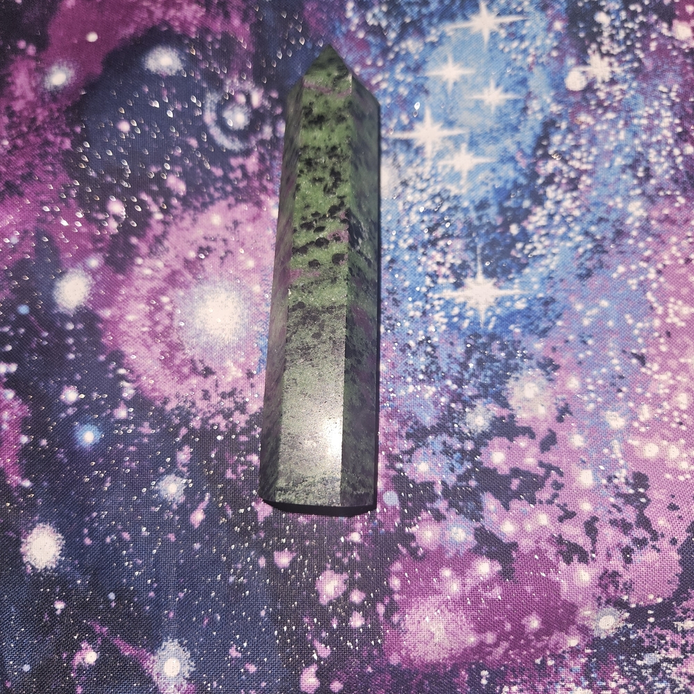 Ruby Zoisite Crystal Tower